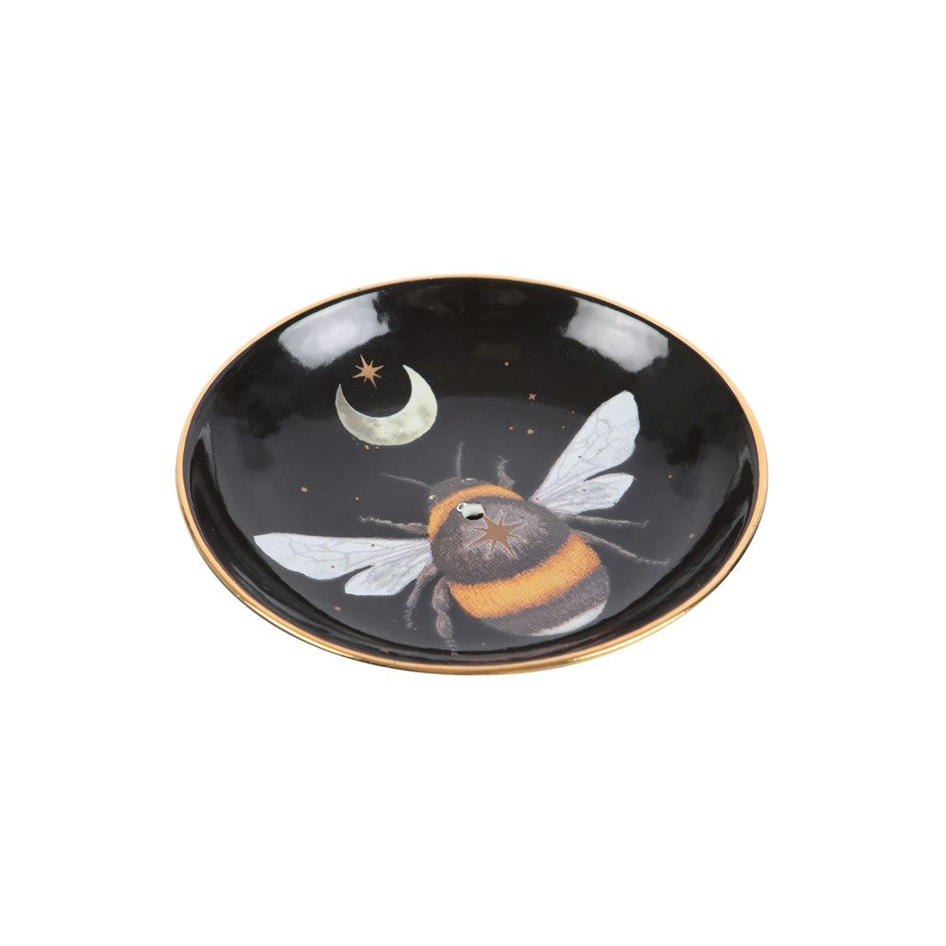 Forest Bee Ceramic Incense Plate